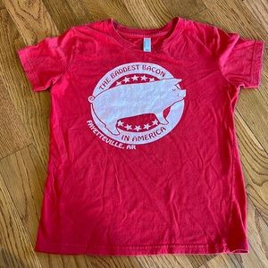 Arkansas Razorbacks kids tee shirt. Size 10